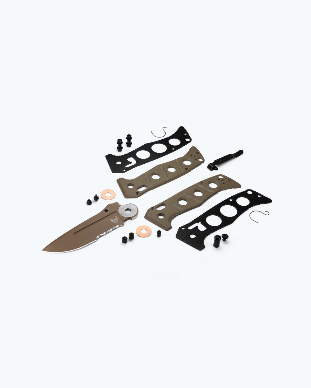 Eighth product image showing an exploded view of the knife