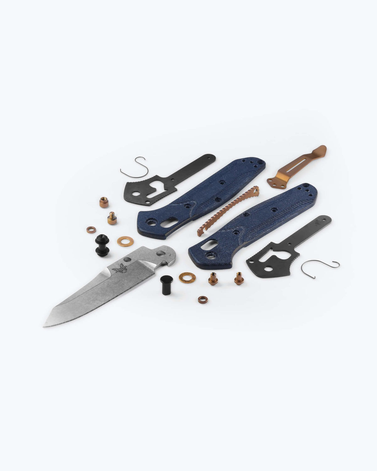 Eighth product image showing an exploded view of the knife