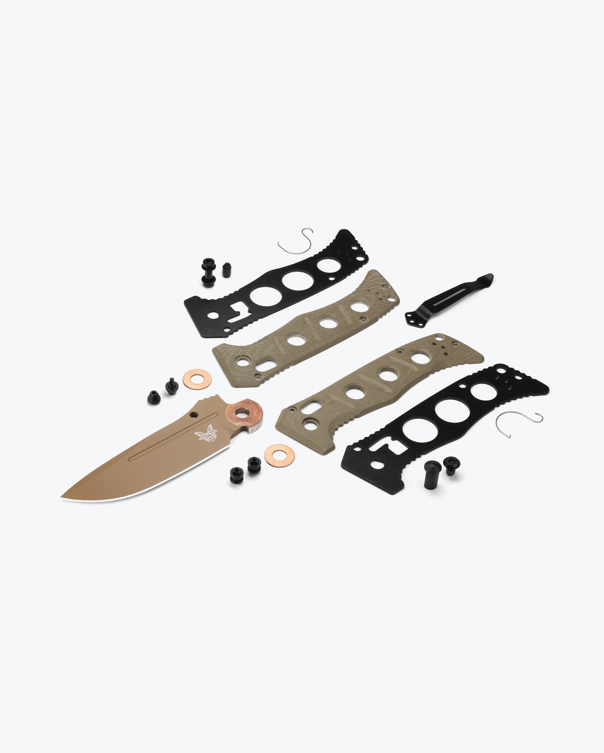 Eighth product image showing an exploded view of the knife
