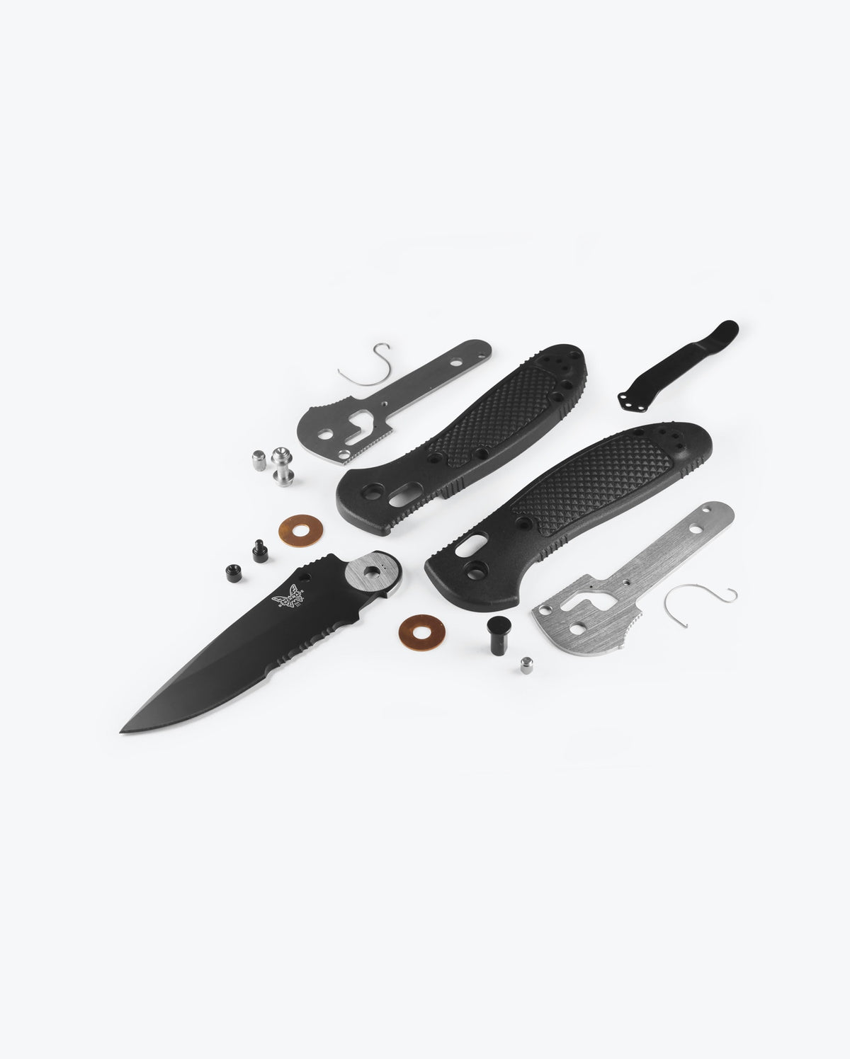 Eighth product image showing an exploded view of the knife