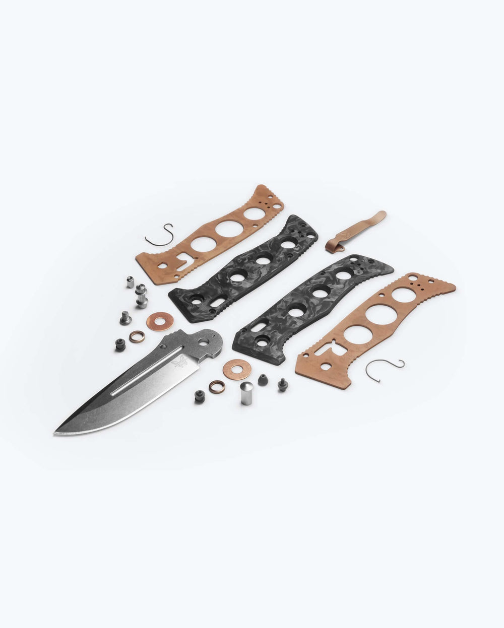 Eighth product image showing an exploded view of the knife