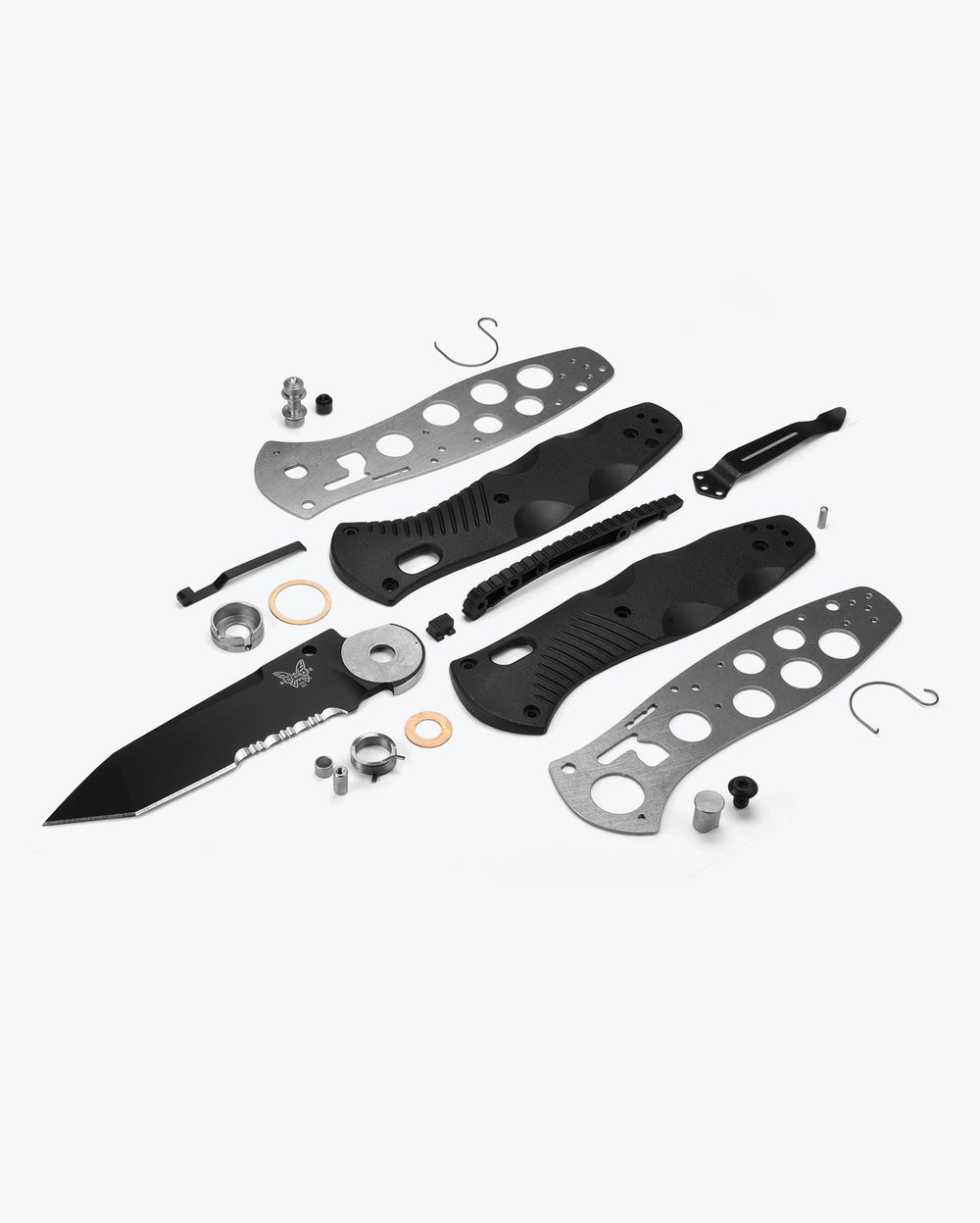 Eighth product image showing an exploded view of the knife