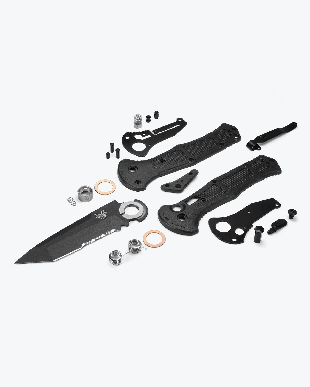 Eighth product image showing an exploded view of the knife