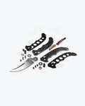 Eighth product image showing an exploded view of the knife
