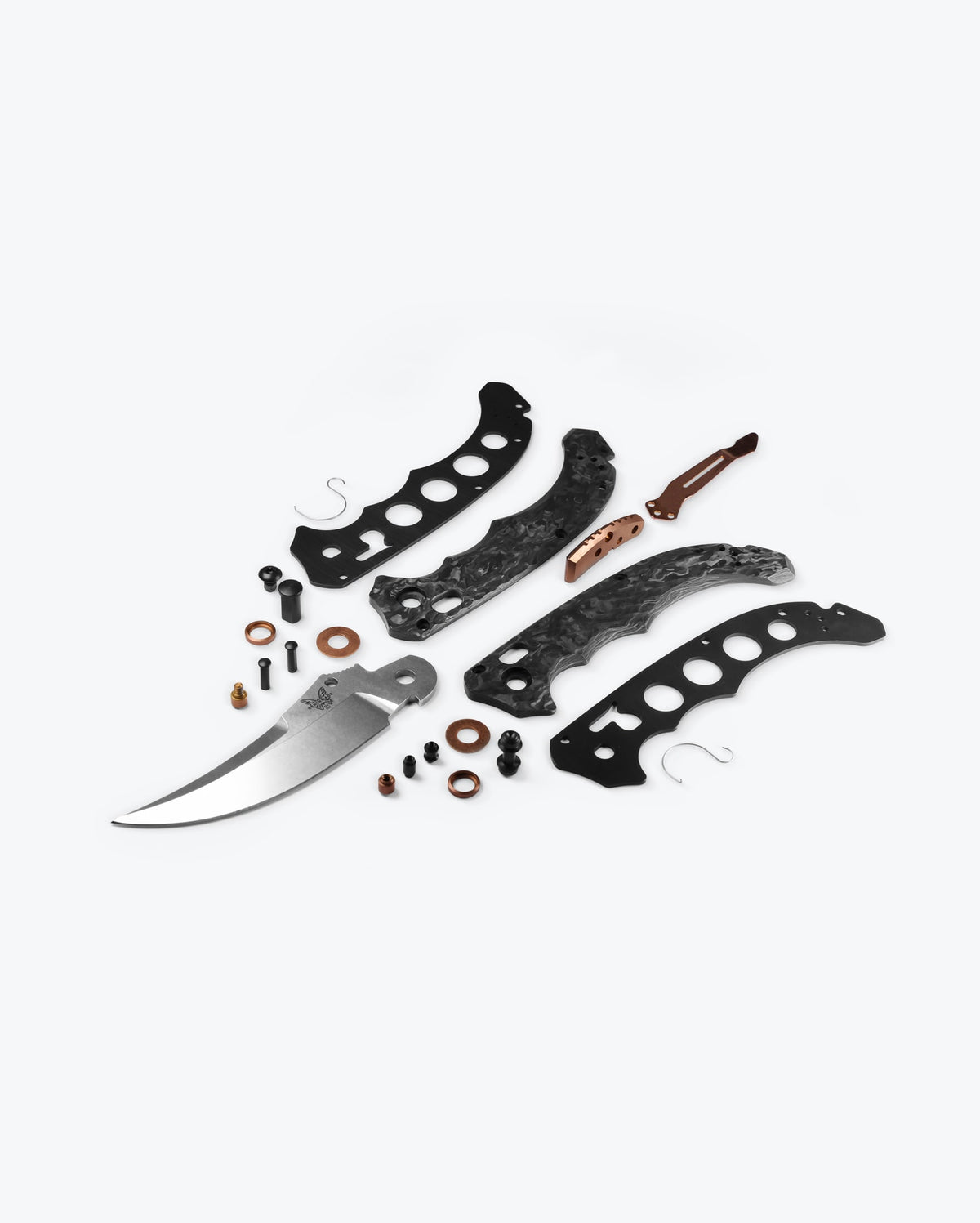 Eighth product image showing an exploded view of the knife