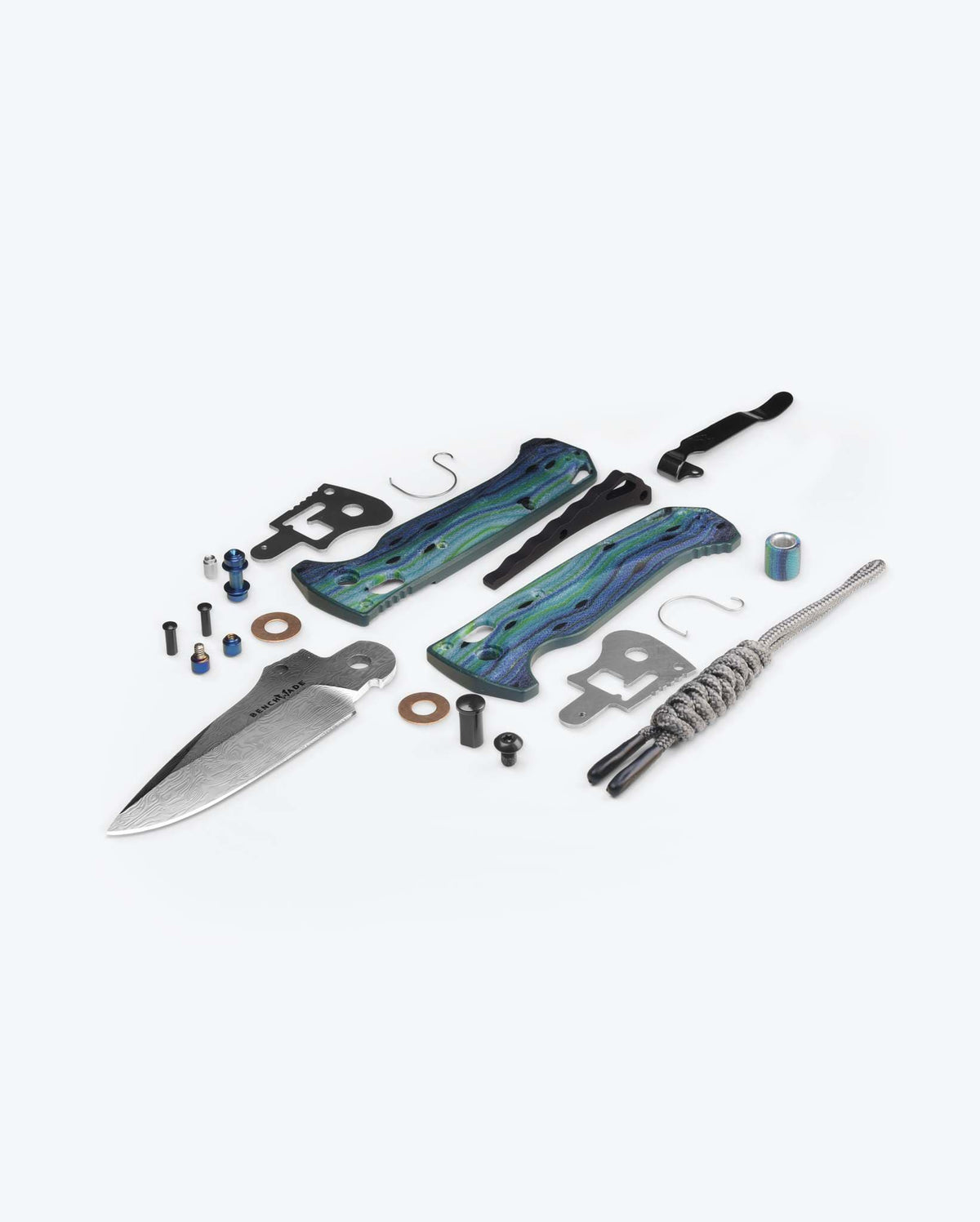 Eighth product image showing an exploded view of the knife