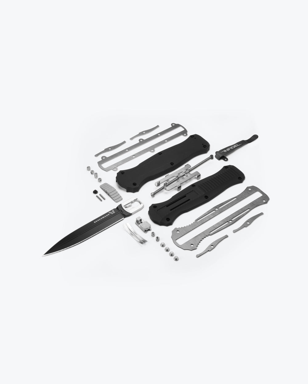 Eighth product image showing an exploded view of the knife