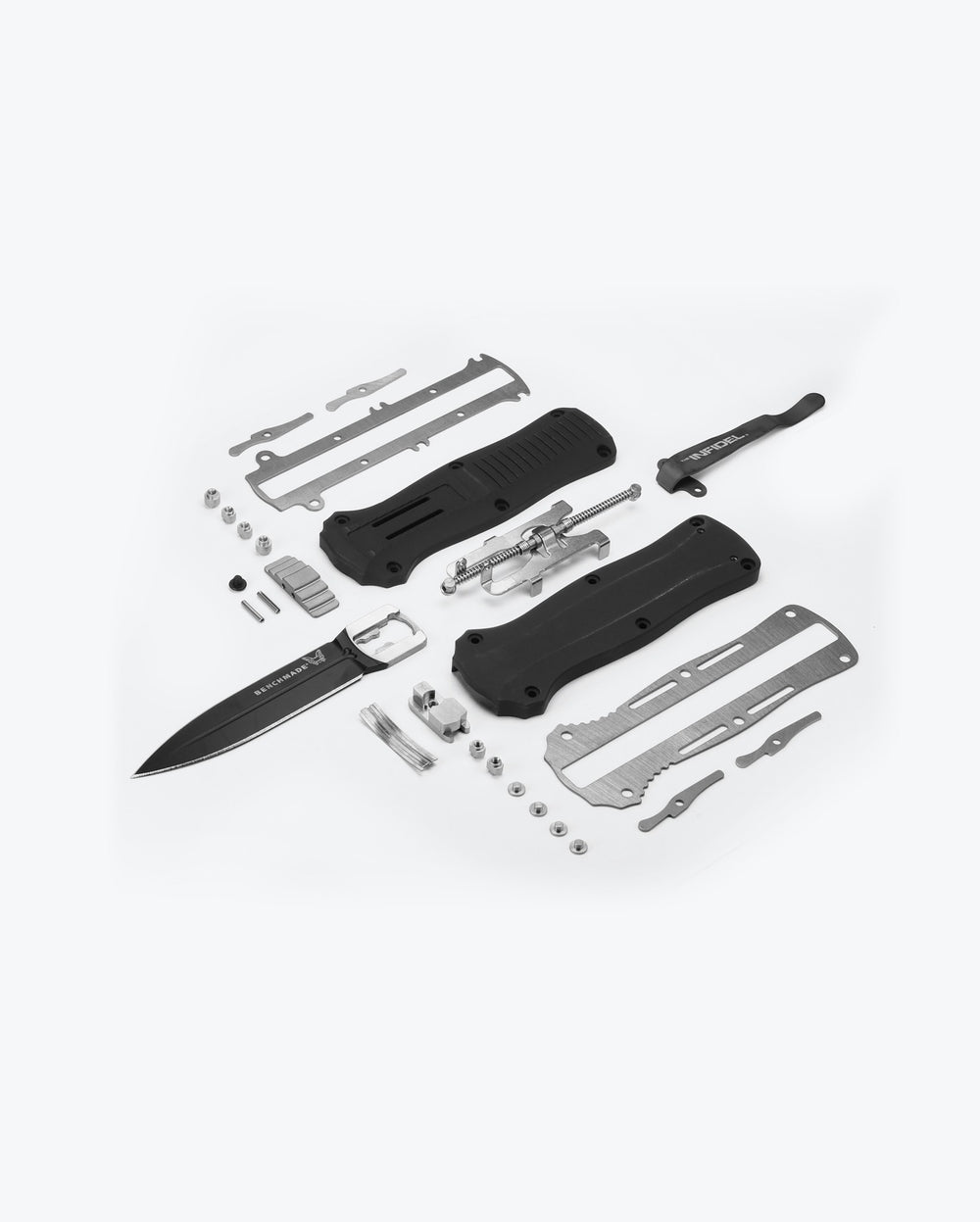Eighth product image showing an exploded view of the knife