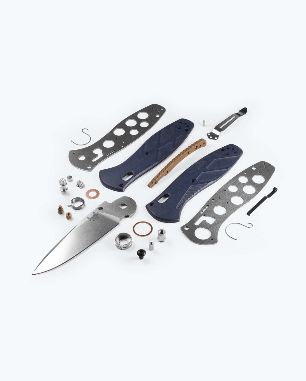 Eighth product image showing an exploded view of the knife