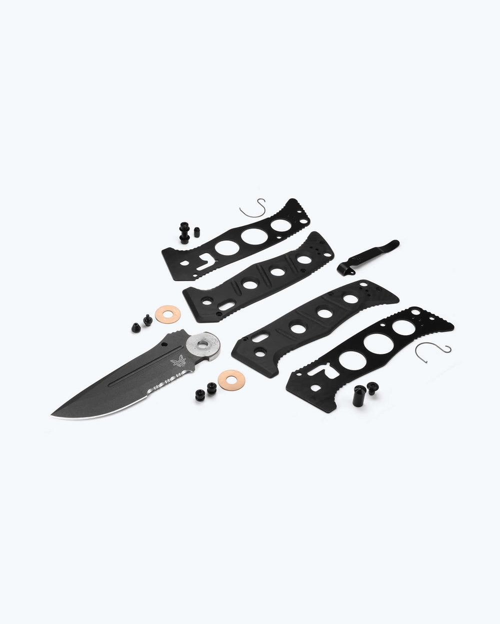 Eighth product image showing an exploded view of the knife