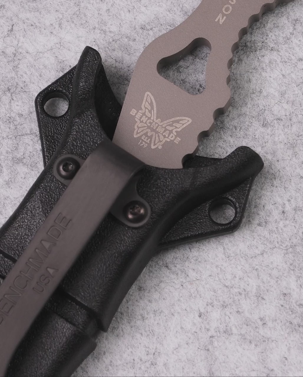 Product video showcasing knife features