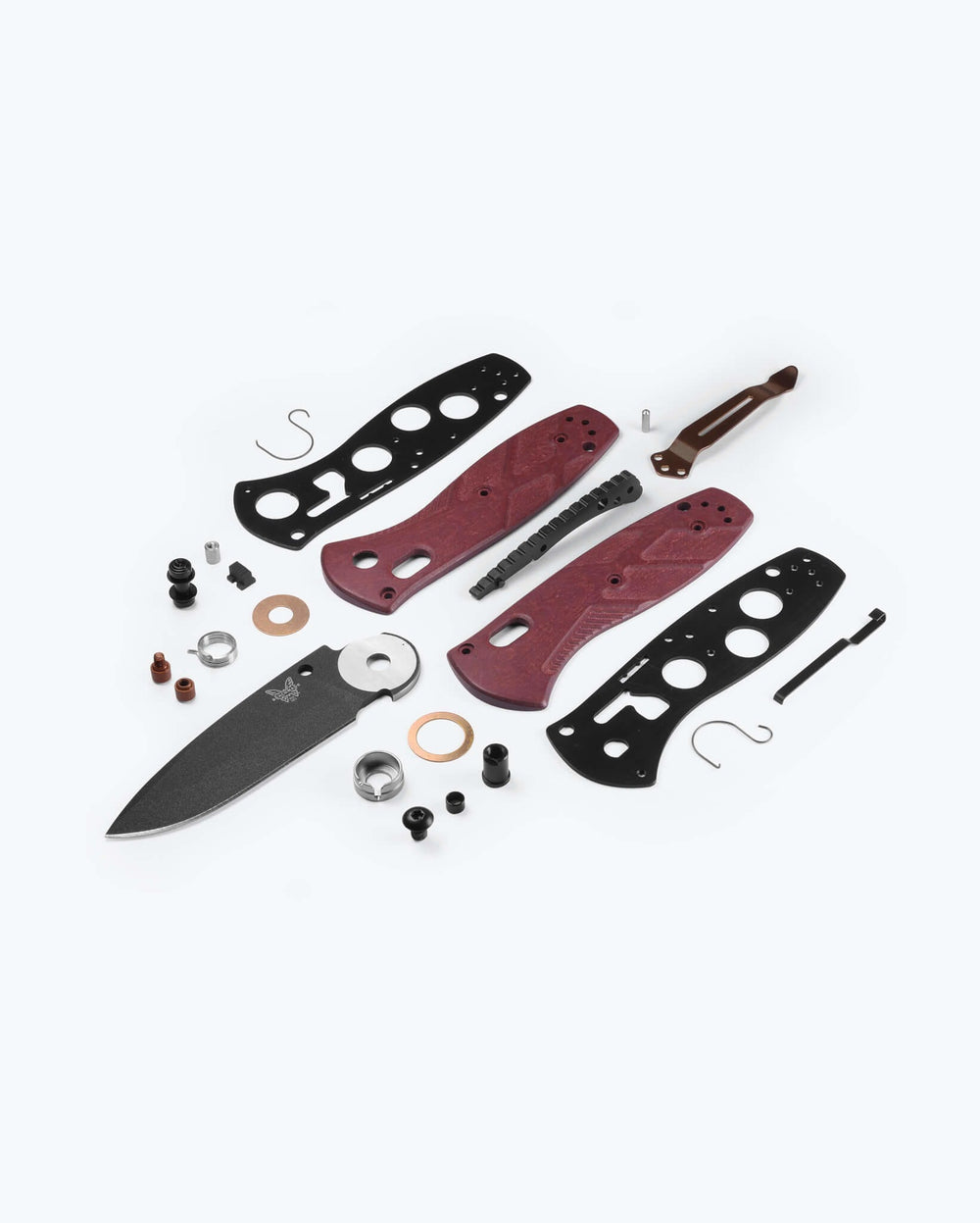 Eighth product image showing an exploded view of the knife