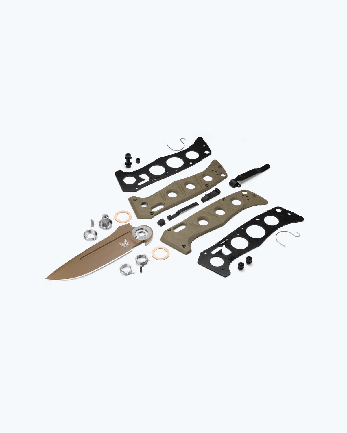 Eighth product image showing an exploded view of the knife