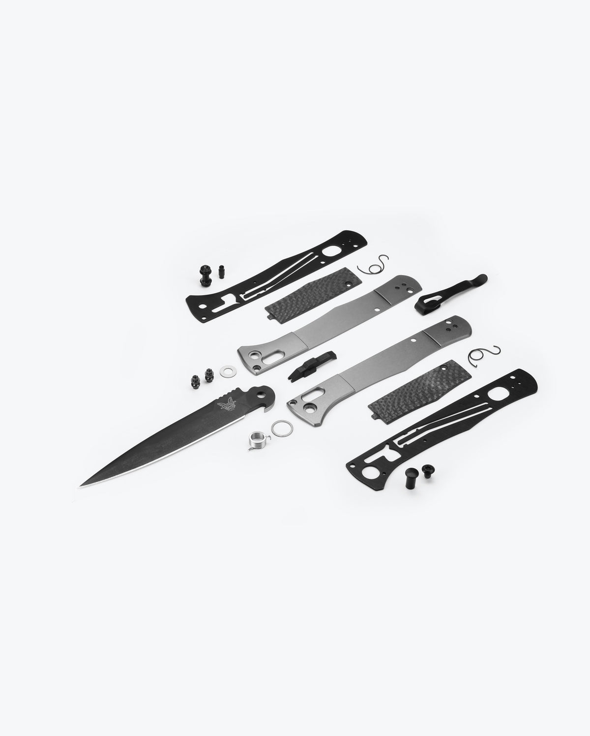 Eighth product image showing an exploded view of the knife