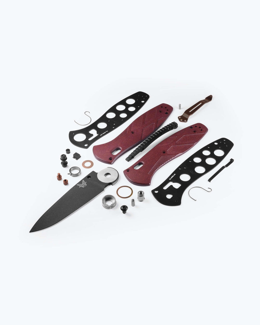 Eighth product image showing an exploded view of the knife