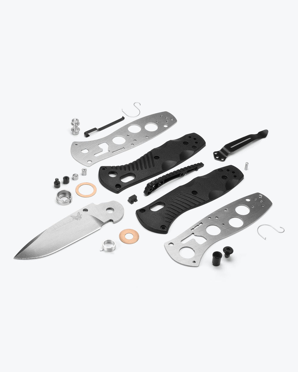 Eighth product image showing an exploded view of the knife